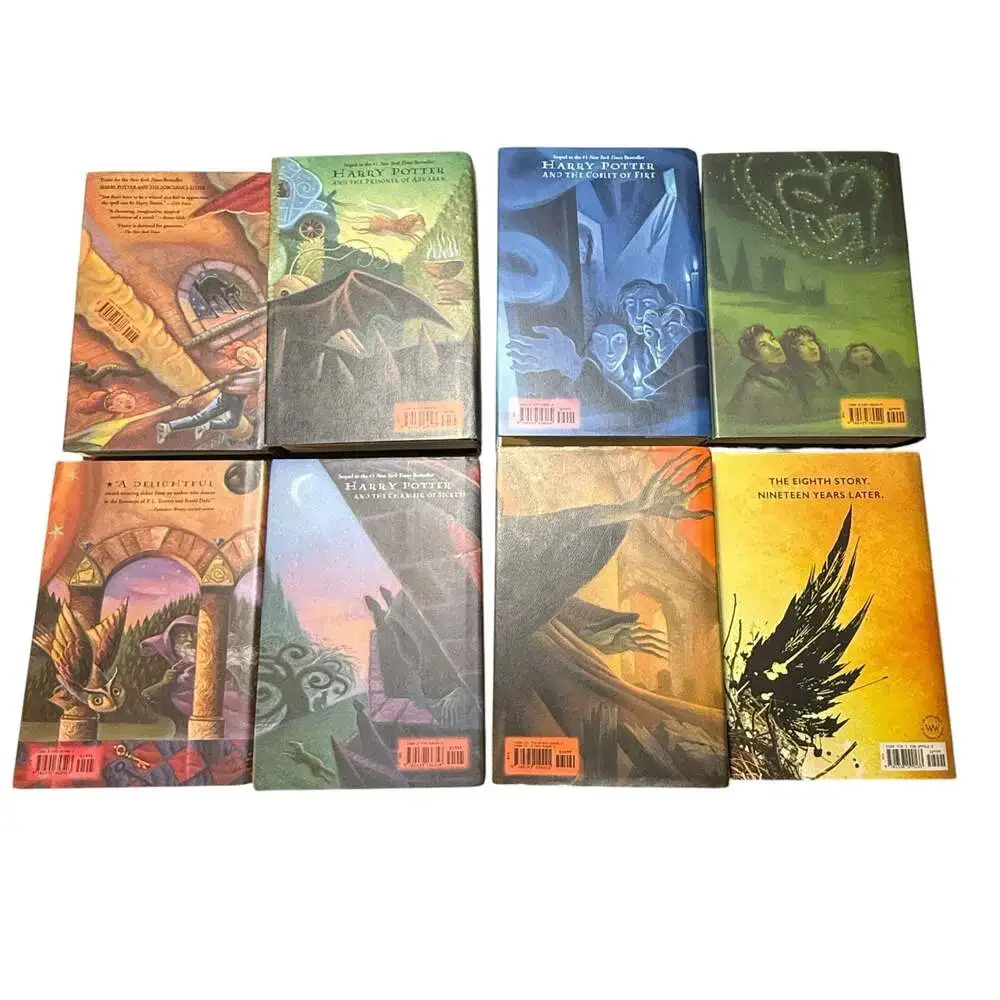 Harry Potter 8-Book Hardcover Box Set Collection by J.K. Rowling